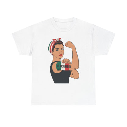 Mexican Girl Mujer Rosie Riveter Cinco De Mayo Fiesta T-Shirt Women
