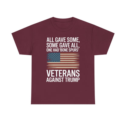 Veterans Against Trump Anti Trump Political Protest T-Shirt