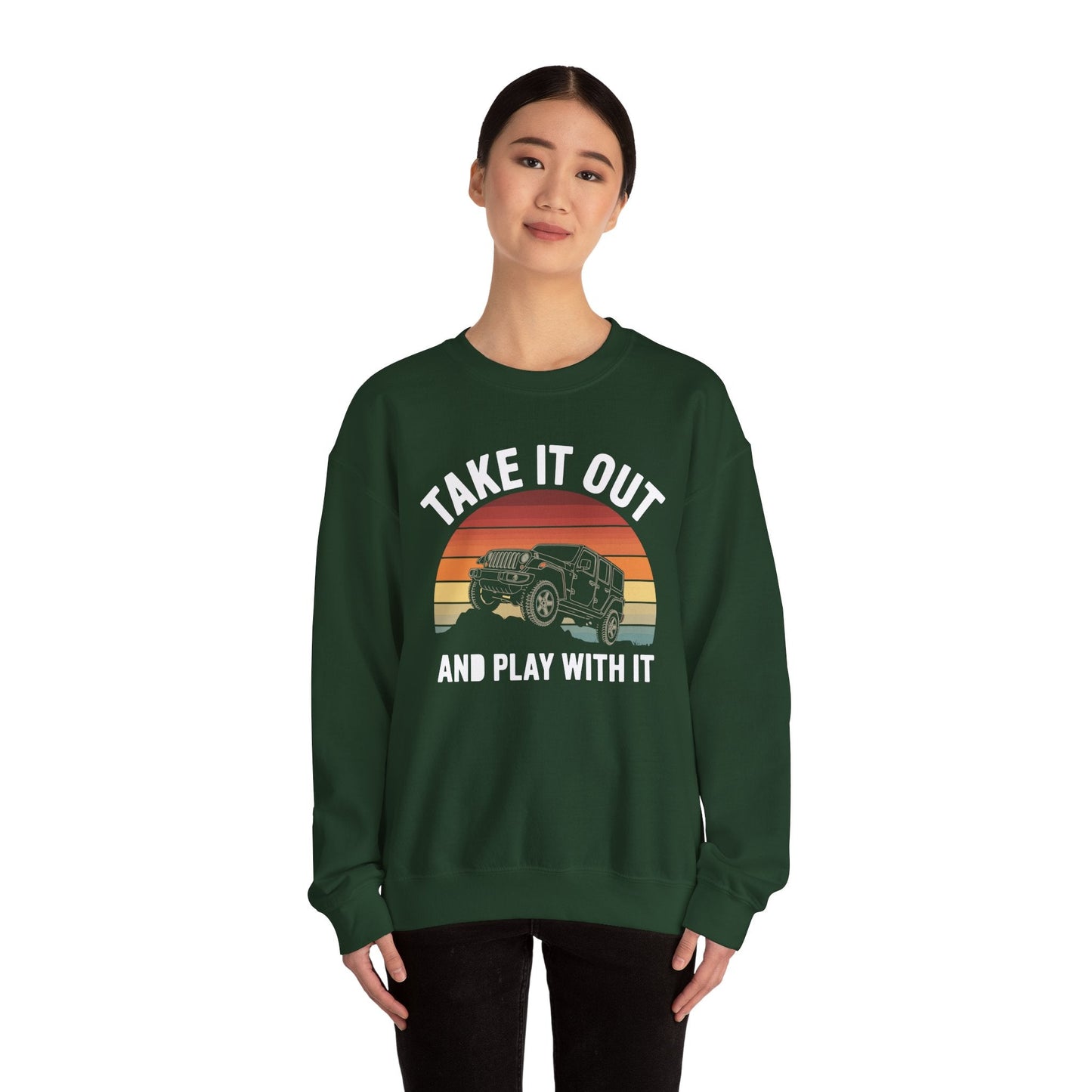 Catch Some Rays Vintage Retro Take It Out And Play Sweatshirt
