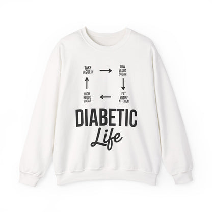 Funny Diabetic Type 1 Diabetes T1D Diabetes Awareness Sweatshirt