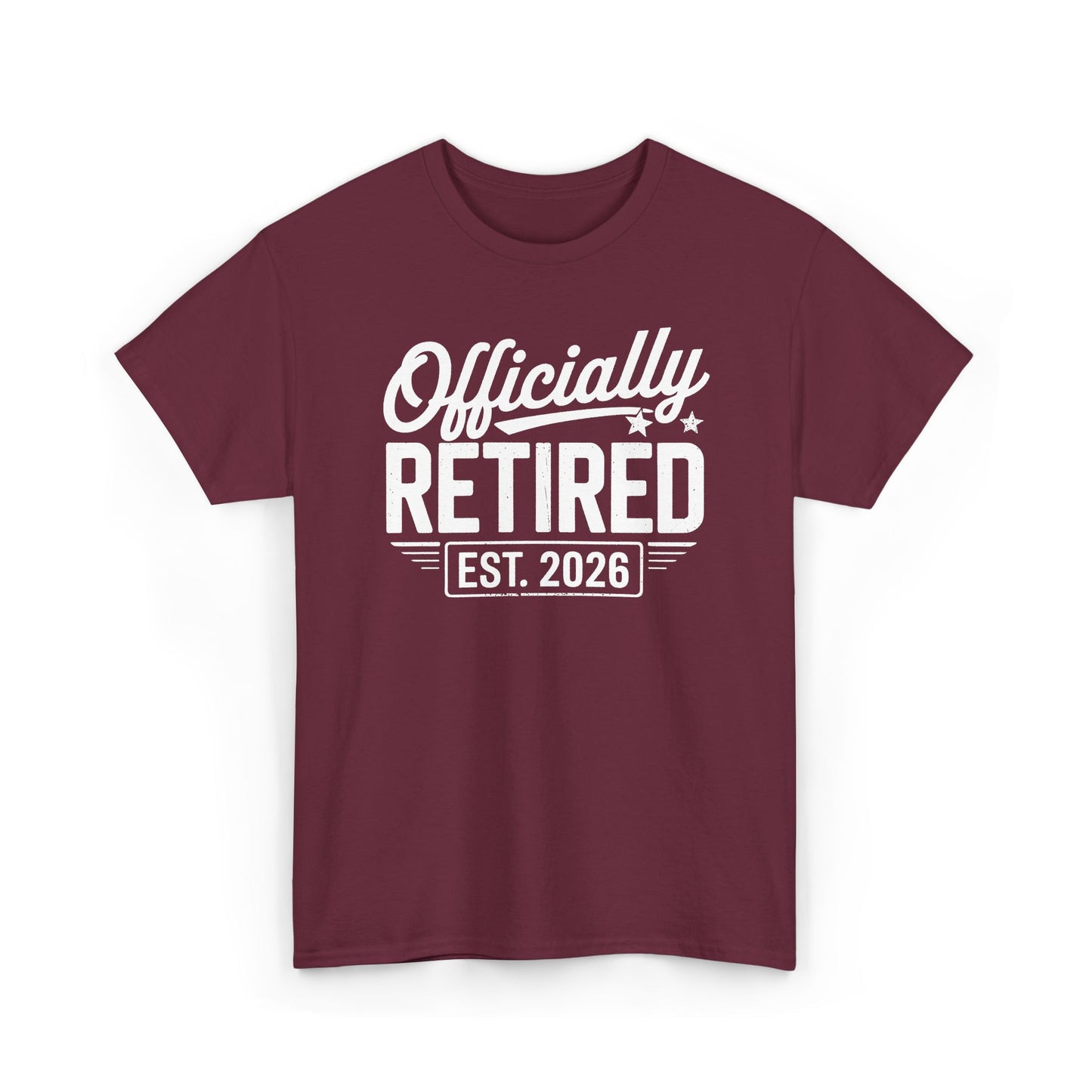 Funny Retirement 2026 Officially Retired Vintage Humor T-Shirt