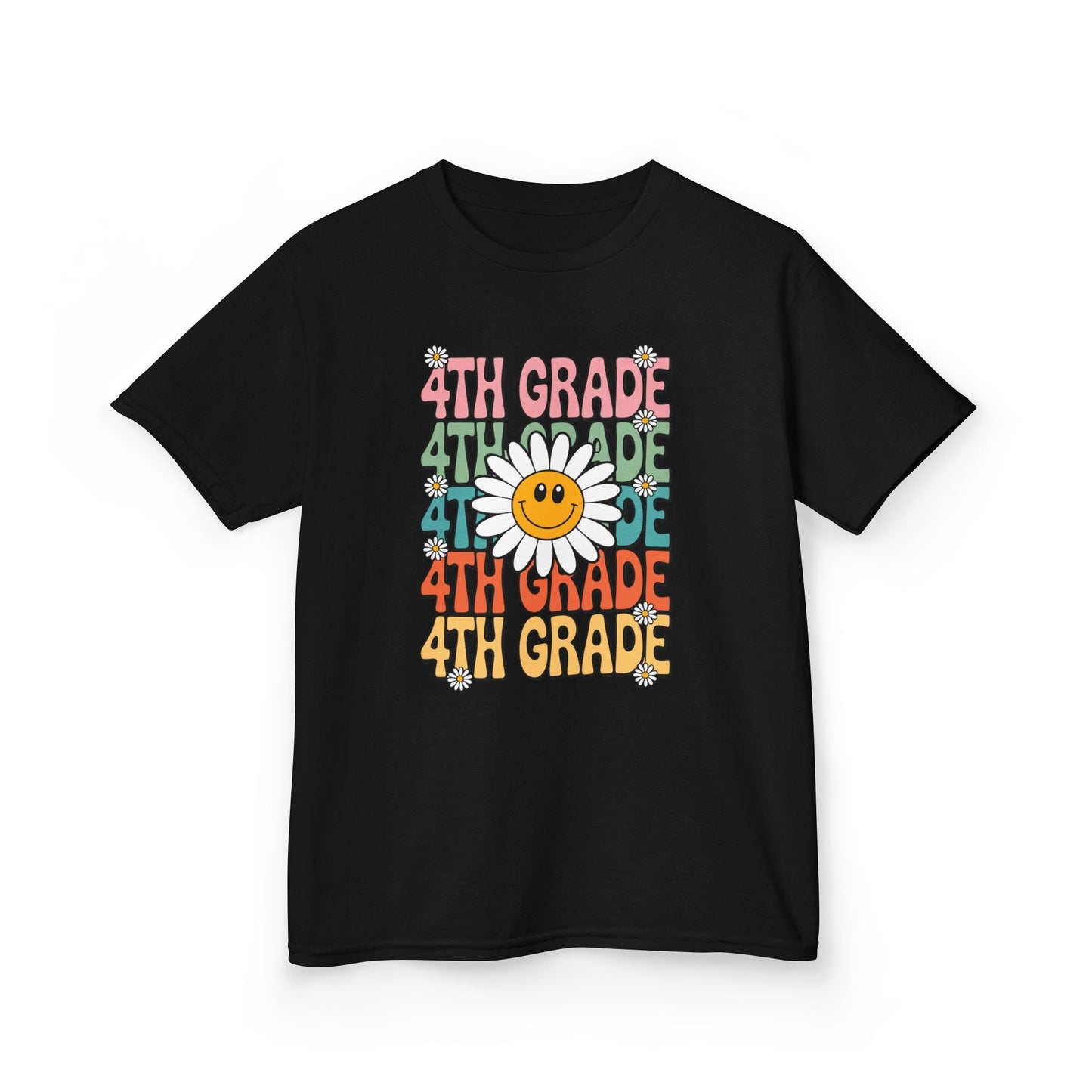Groovy 4th Grade Back To School First Day of Fourth Grade T-Shirt