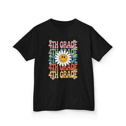 Groovy 4th Grade Back To School First Day of Fourth Grade T-Shirt