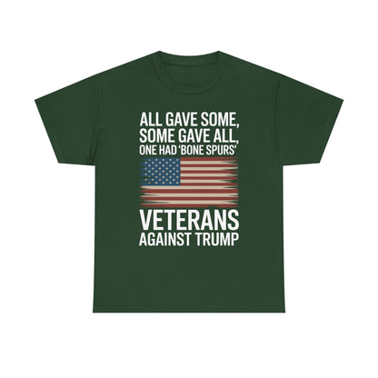 Veterans Against Trump Anti Trump Political Protest T-Shirt