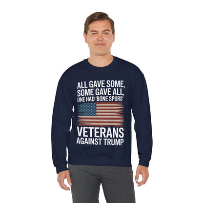 Veterans Against Trump Anti Trump Political Protest Sweatshirt