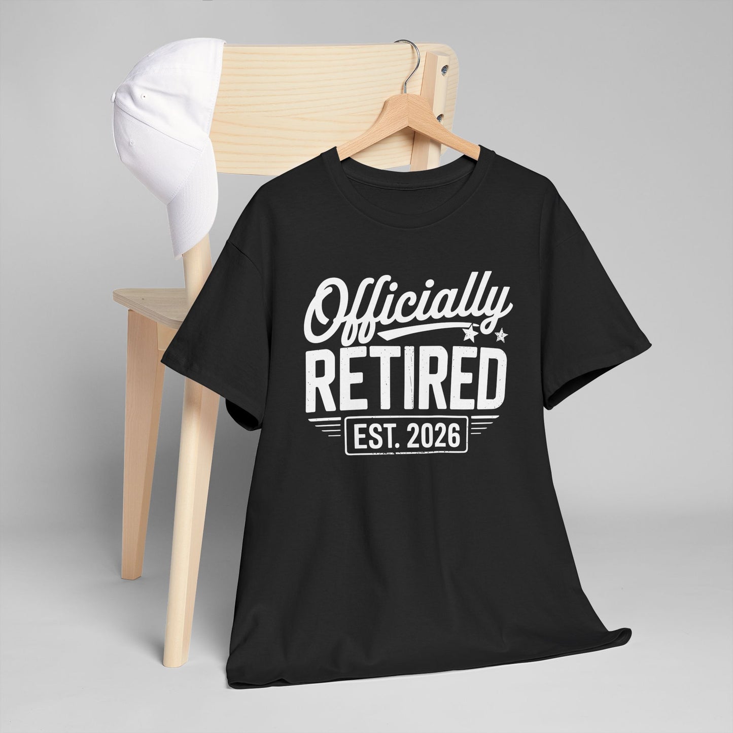 Funny Retirement 2026 Officially Retired Vintage Humor T-Shirt