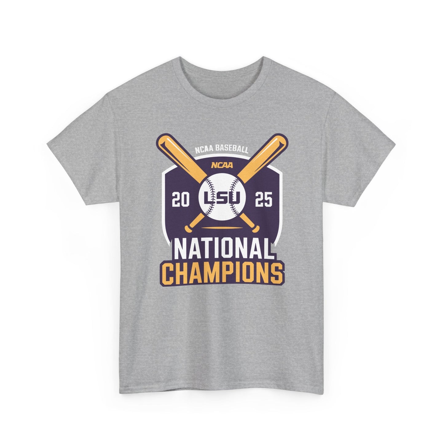 LSU Baseball 2025 National Champions Logo T-Shirt