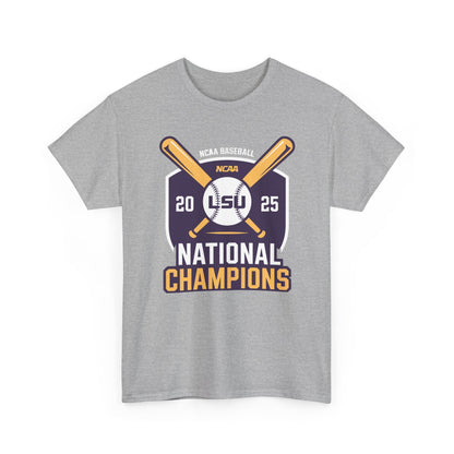 LSU Baseball 2025 National Champions Logo T-Shirt