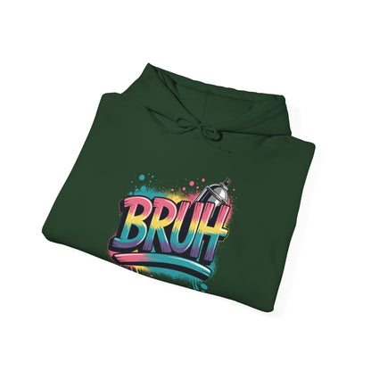 Bruh Graffiti Funny Saying Street Art Meme Men Boys Kids Hoodie
