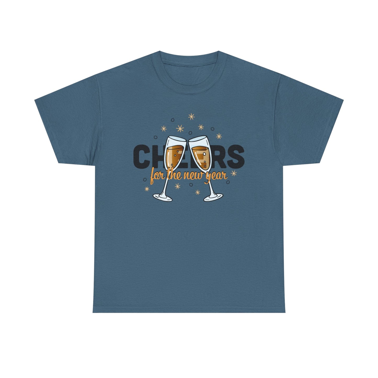 Happy New Year Cheers T-Shirt Festive New Year’s Eve Party Tee for Men and Women