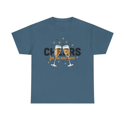Happy New Year Cheers T-Shirt Festive New Year’s Eve Party Tee for Men and Women