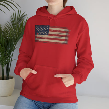 American Flag USA United States of America US 4th of July Hoodie