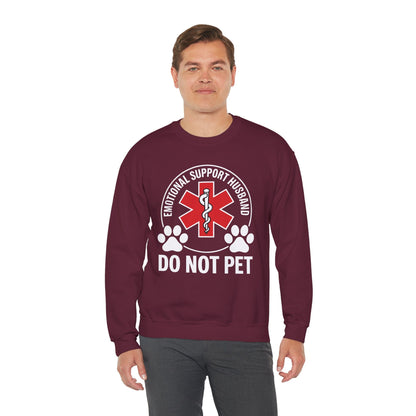 Emotional Support Husband Do Not Pet Sweatshirt