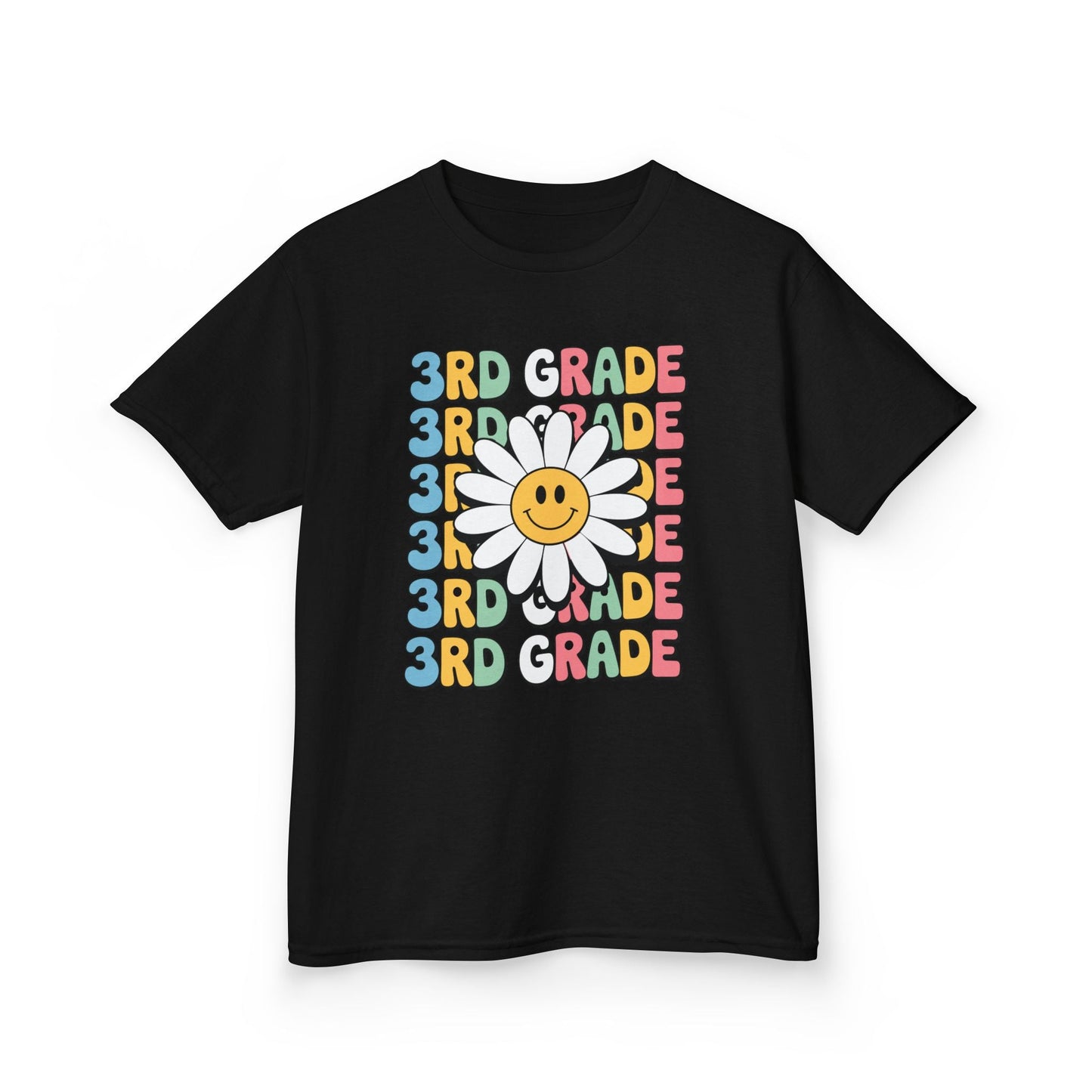 Groovy 3rd Grade Back To School First Day of Third Grade T-Shirt