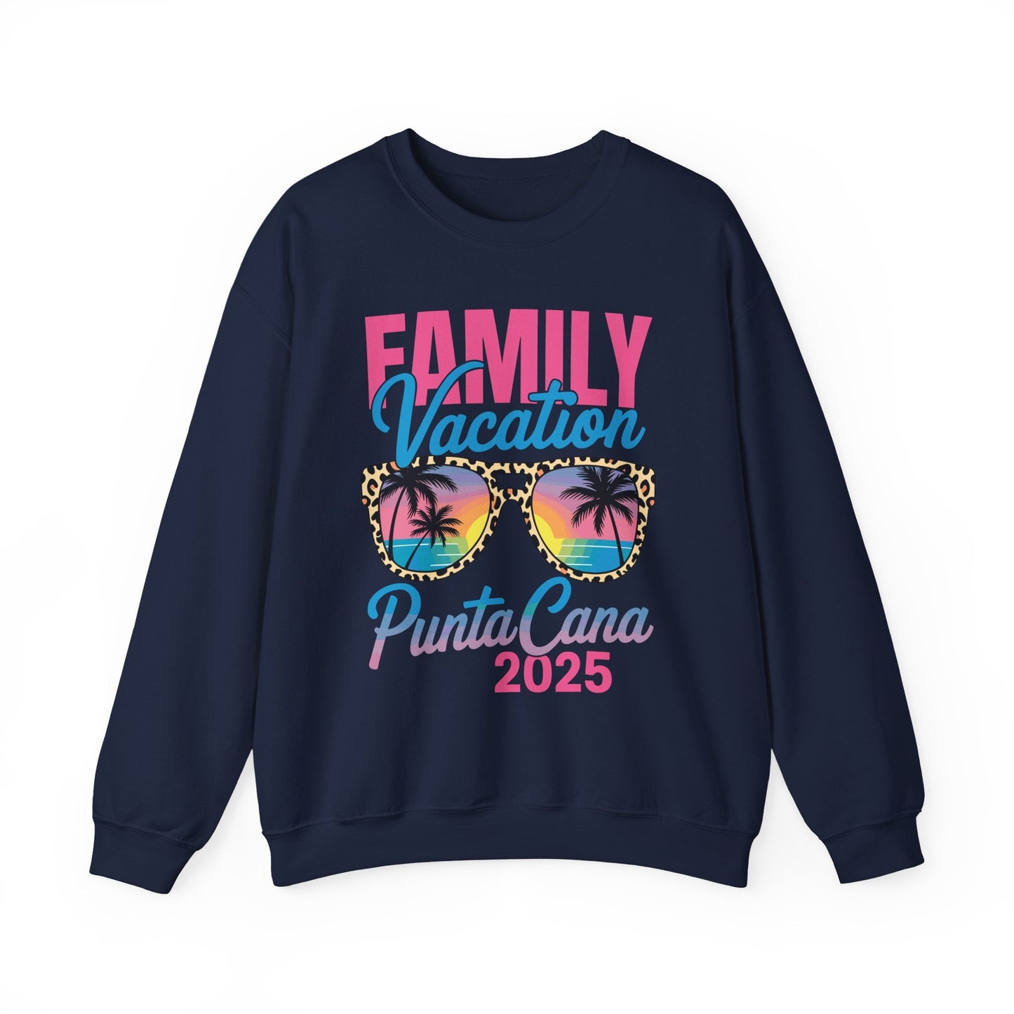 Family Vacation Punta Cana 2025 Matching Holiday Summer Sweatshirt
