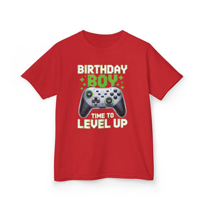 Level Up Birthday Boy Video Game T-shirt