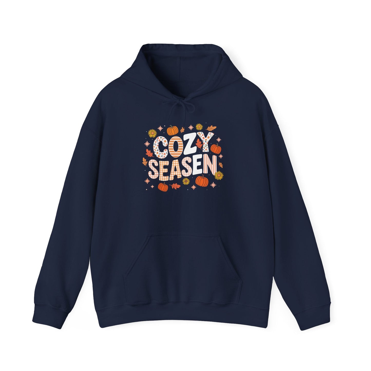 Cozy Season Autumn Fall Vibes Halloween Thanksgiving Pumpkin Hoodie