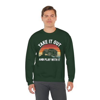 Catch Some Rays Vintage Retro Take It Out And Play Sweatshirt