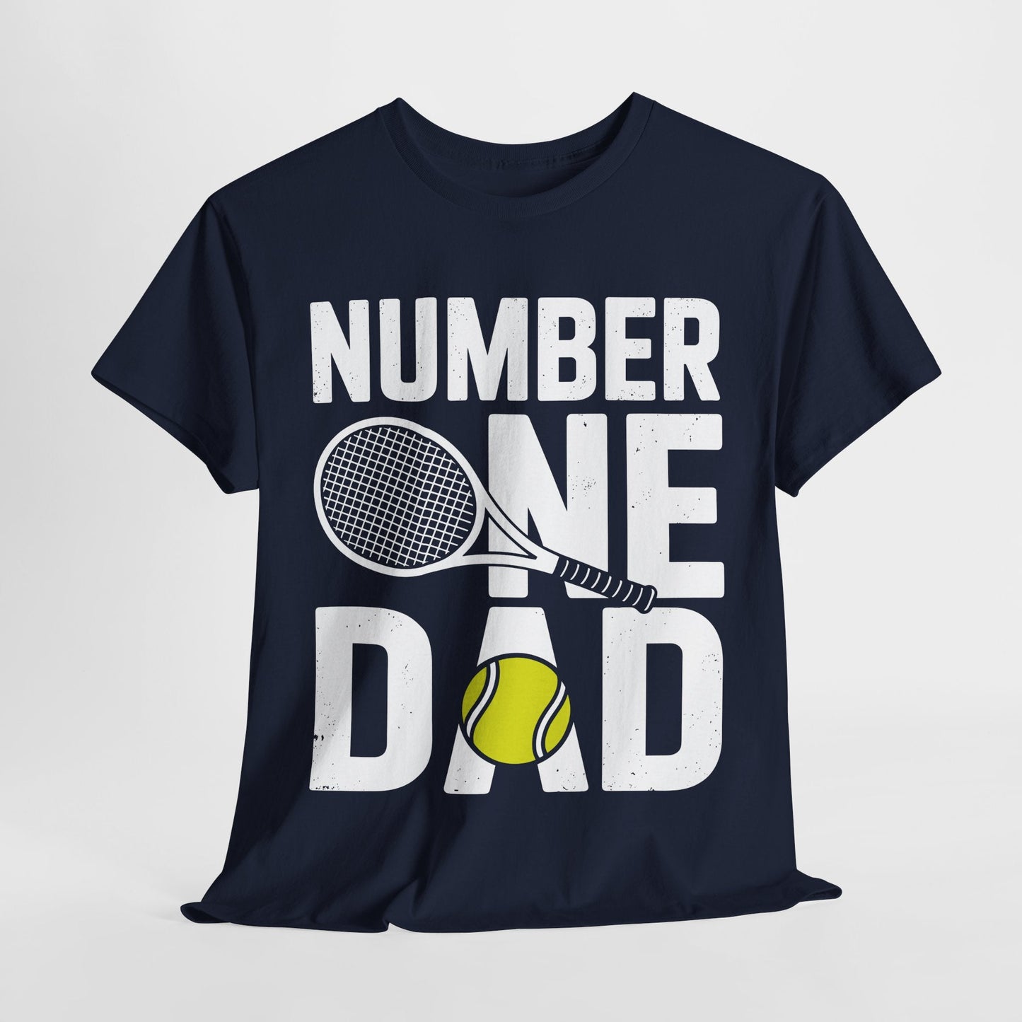 Tennis Dad Number One Daddy with Tennis Sayings Fathers Day T-Shirt