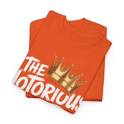 Old School Funny Hip Hop Fathers Day Notorious Dad T-Shirt