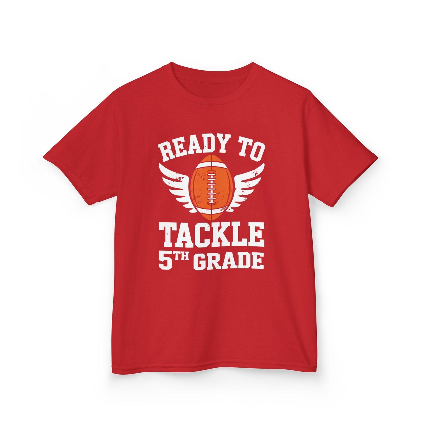 Ready To Tackle 5th Grade Football First Day Sport Kids T-Shirt