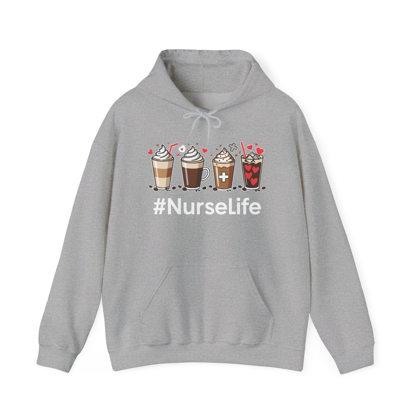 Nurse Life Funny Coffee Nurses Fuel Registered Nurse Medical Hoodie