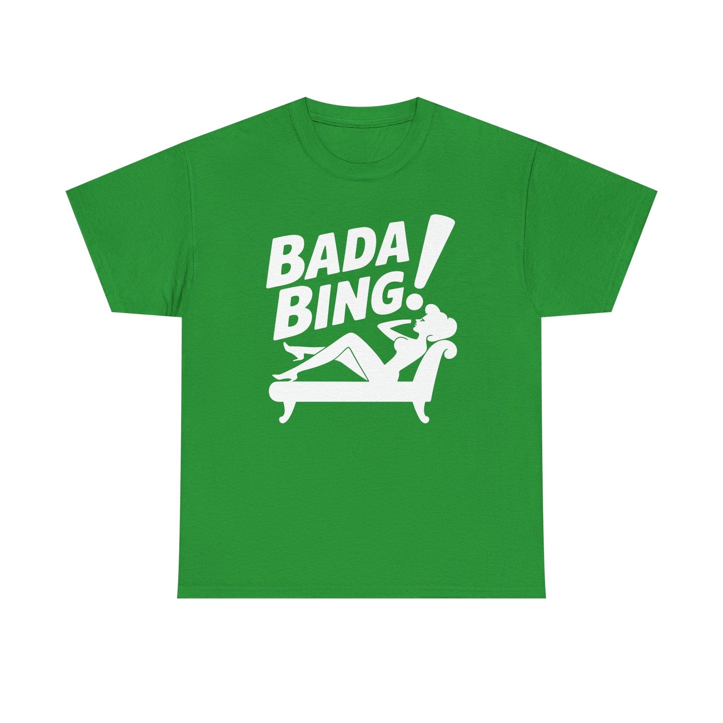 Funny Vintage Bada Sarcastic Bing Retro Sexy Girl Bada Bam T-Shirt