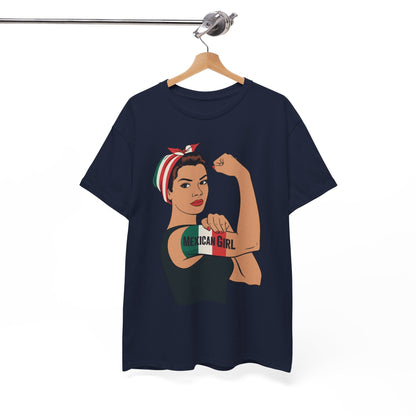 Mexican Girl Mujer Rosie Riveter Cinco De Mayo Fiesta T-Shirt Women
