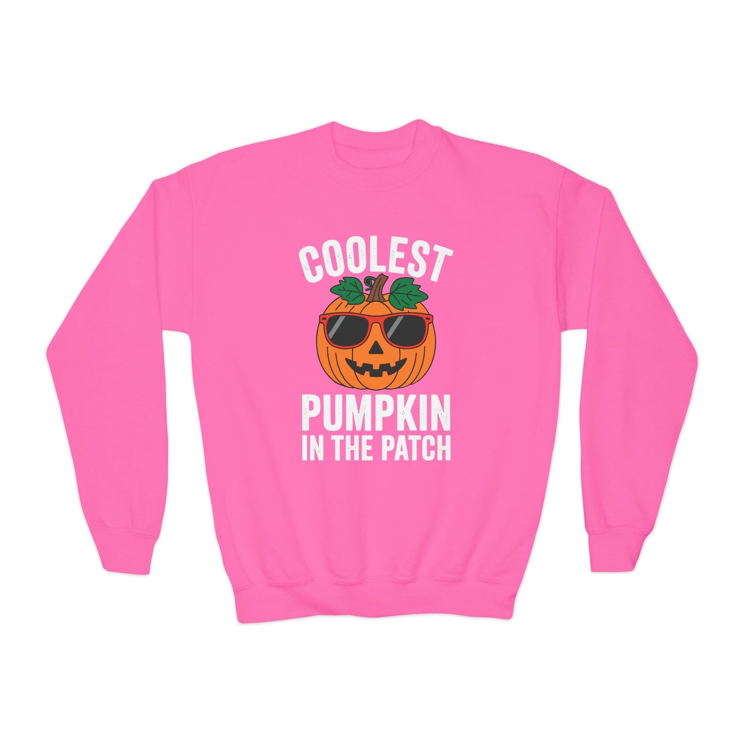Kids Coolest Pumpkin In The Patch Halloween For Boys Girls Sweatshirt