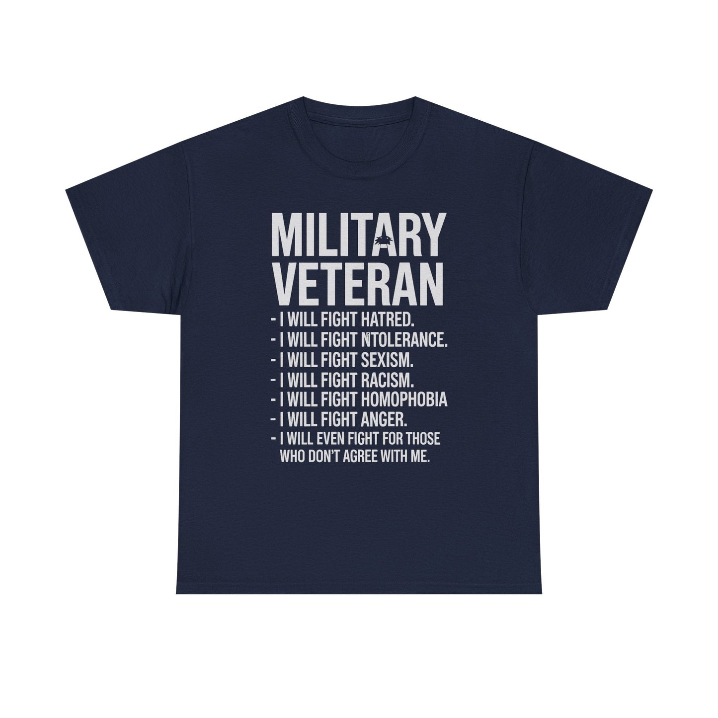 Military Veterans Against Trump 2025 Fight USA Election T-Shirt