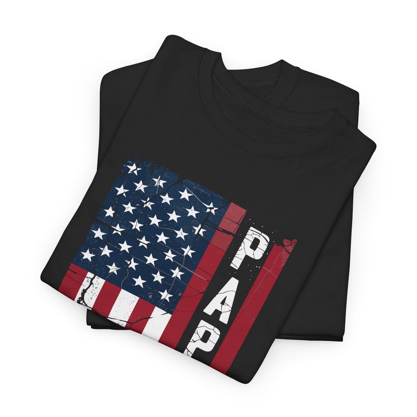 Papaw Grandpa US American Flag Shirt Grandfather Day T-Shirt