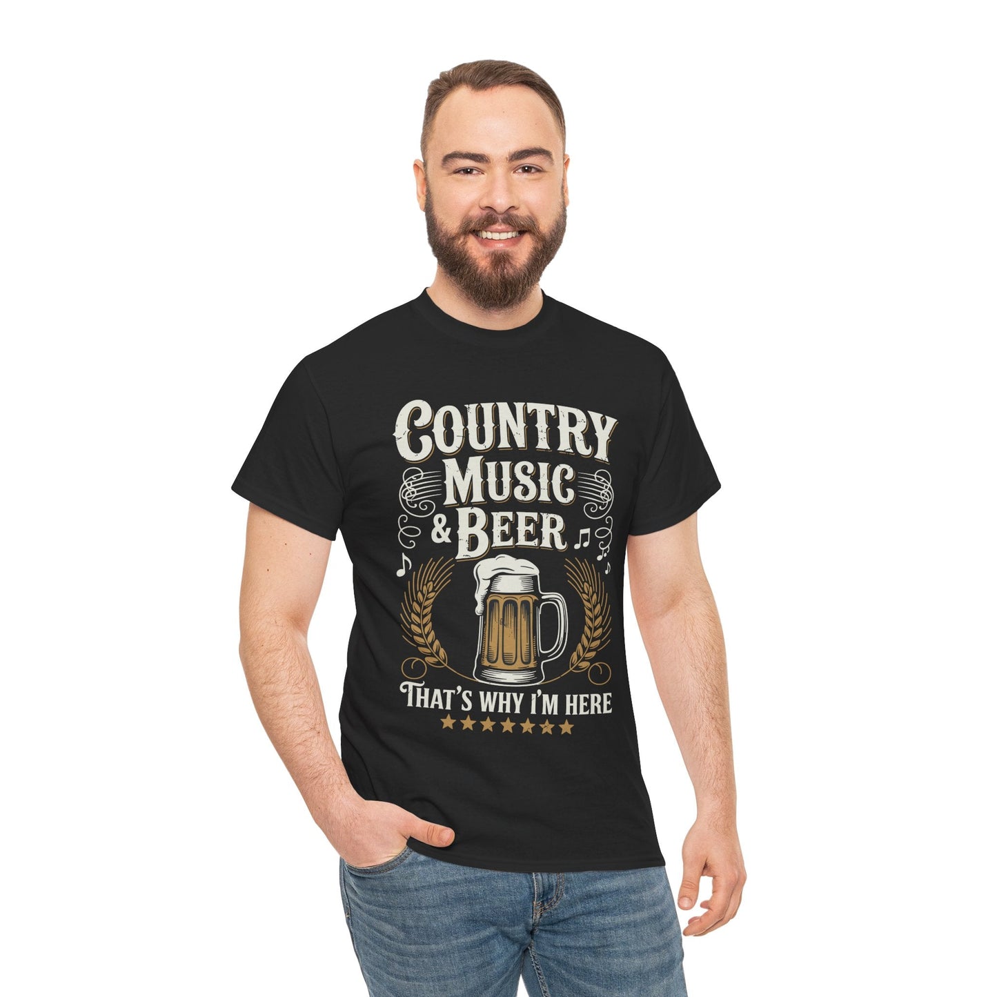 Vintage Country Music and Beer That's Why I'm Here Legends T-Shirt
