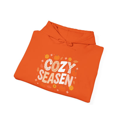 Cozy Season Autumn Fall Vibes Halloween Thanksgiving Pumpkin Hoodie
