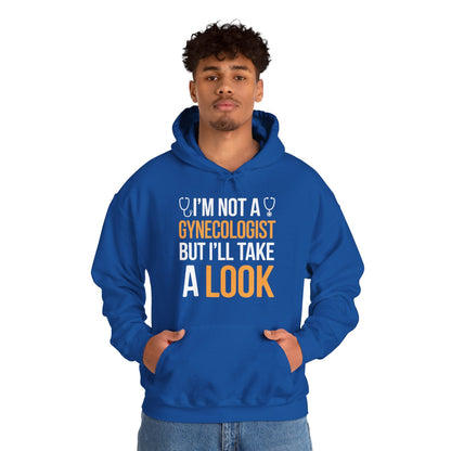 I'm Not A Gynecologist But I'll Take A Look Adult Humor Hoodie