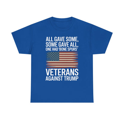 Veterans Against Trump Anti Trump Political Protest T-Shirt