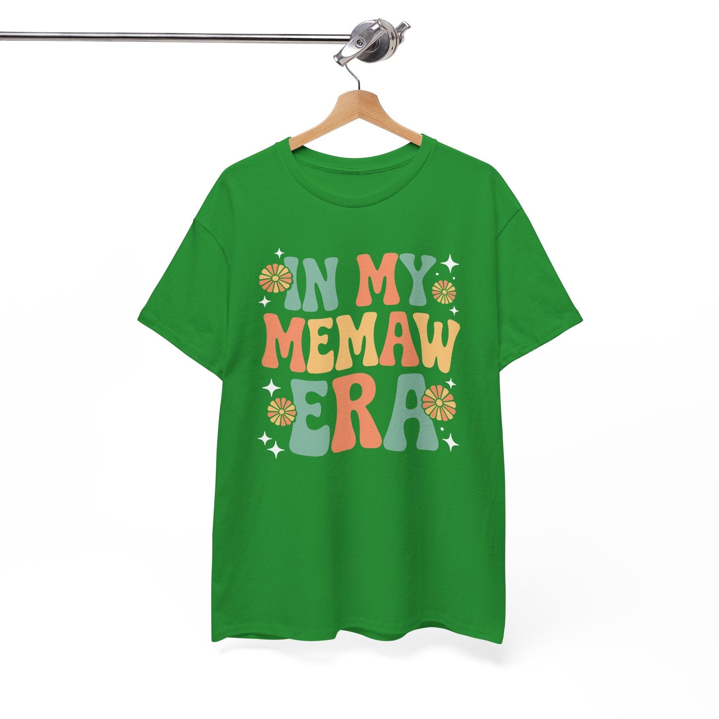 In My Memaw Era Funny Sarcastic Groovy Retro Mothers Day T-Shirt