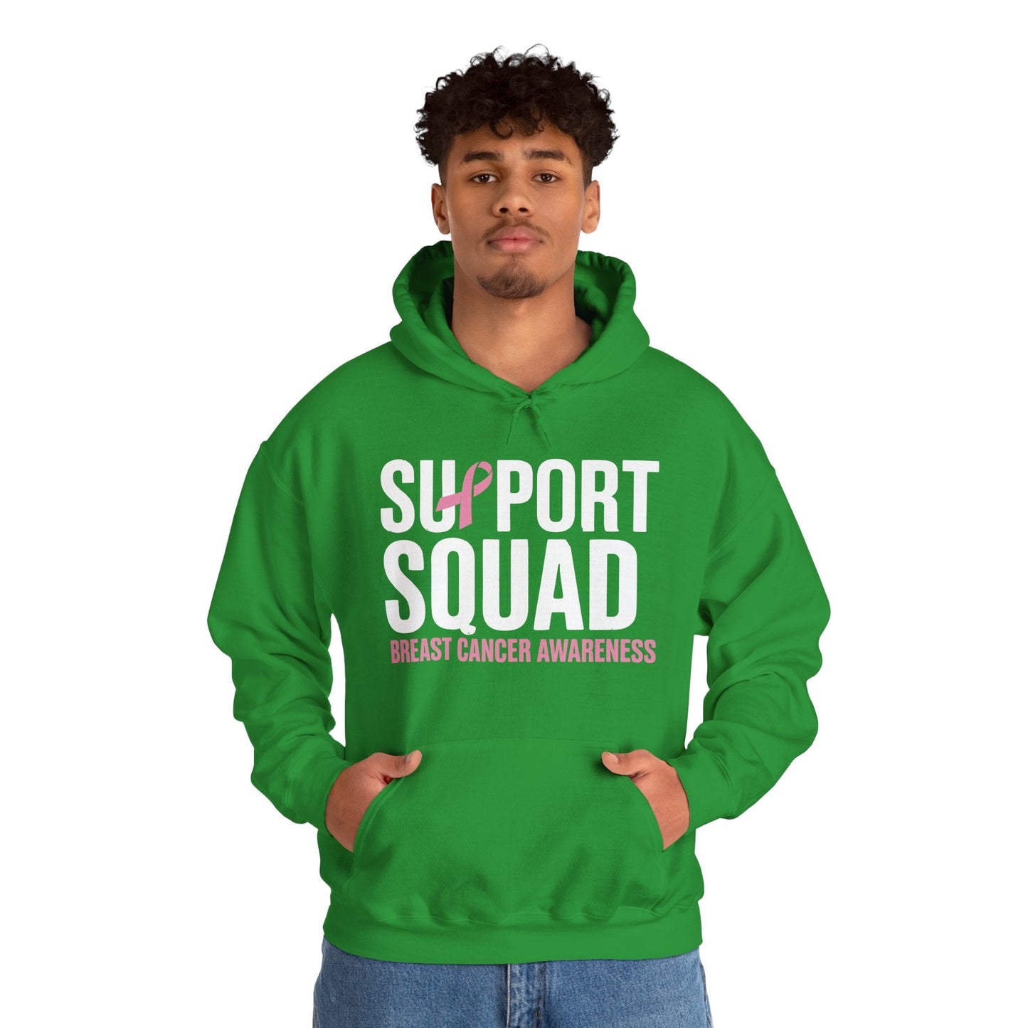 Breast Cancer Shirts Support Squad Breast Cancer Awareness Hoodie