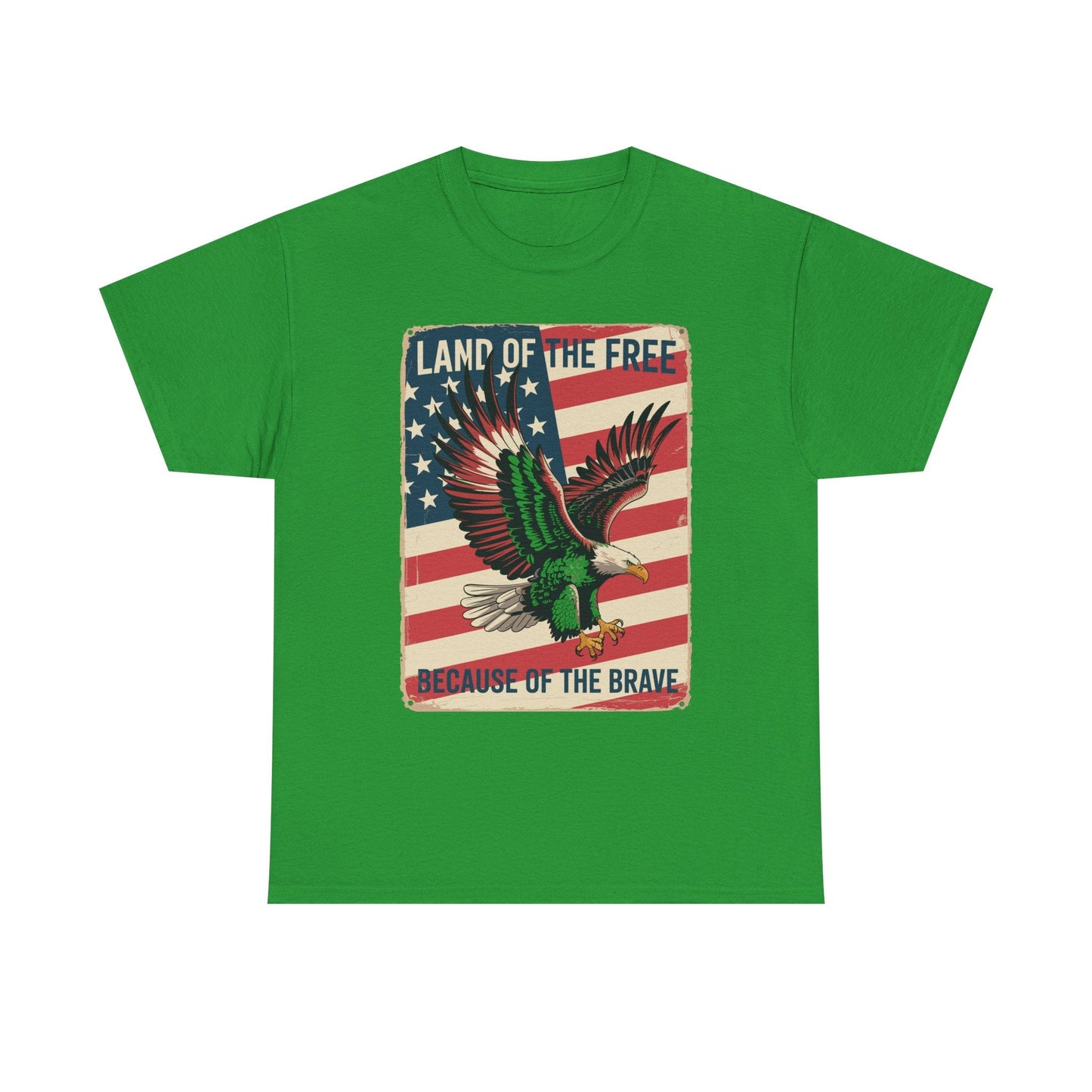 America Eagle Land of the Free Because of the Brave T-Shirt