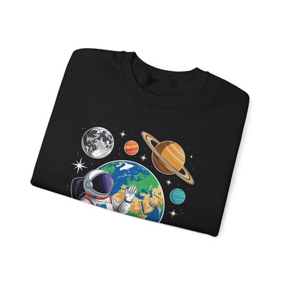 Astronaut Gamer Space Gaming System Planets Sweatshirt