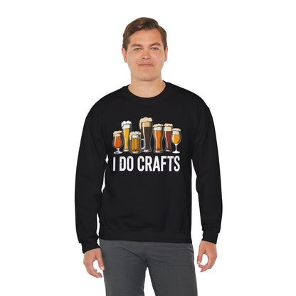 Craft Beer Vintage I Do Crafts Home Brew Art Sweatshirt
