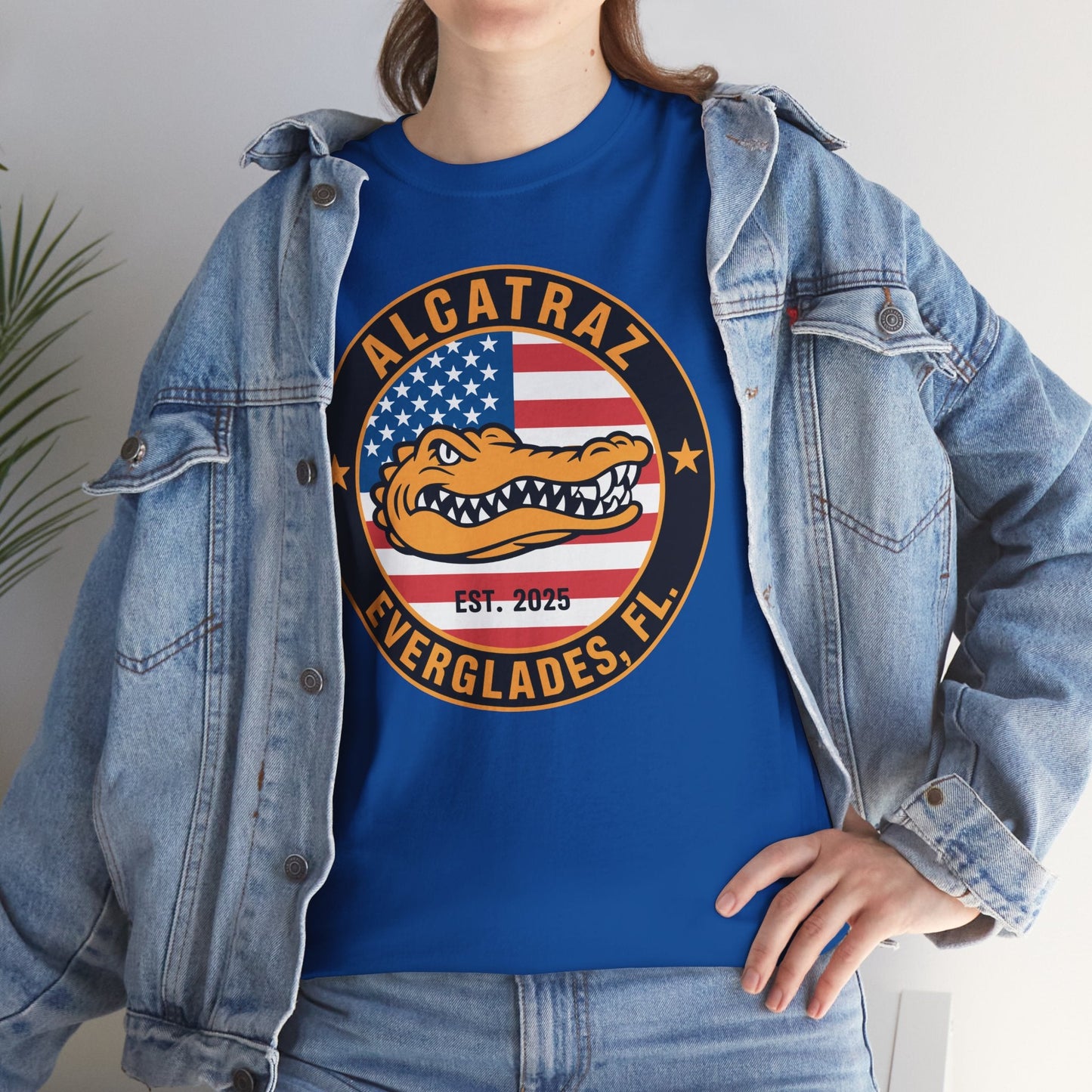 Retro Alcatraz Everglades FL EST 2025 T-Shirt