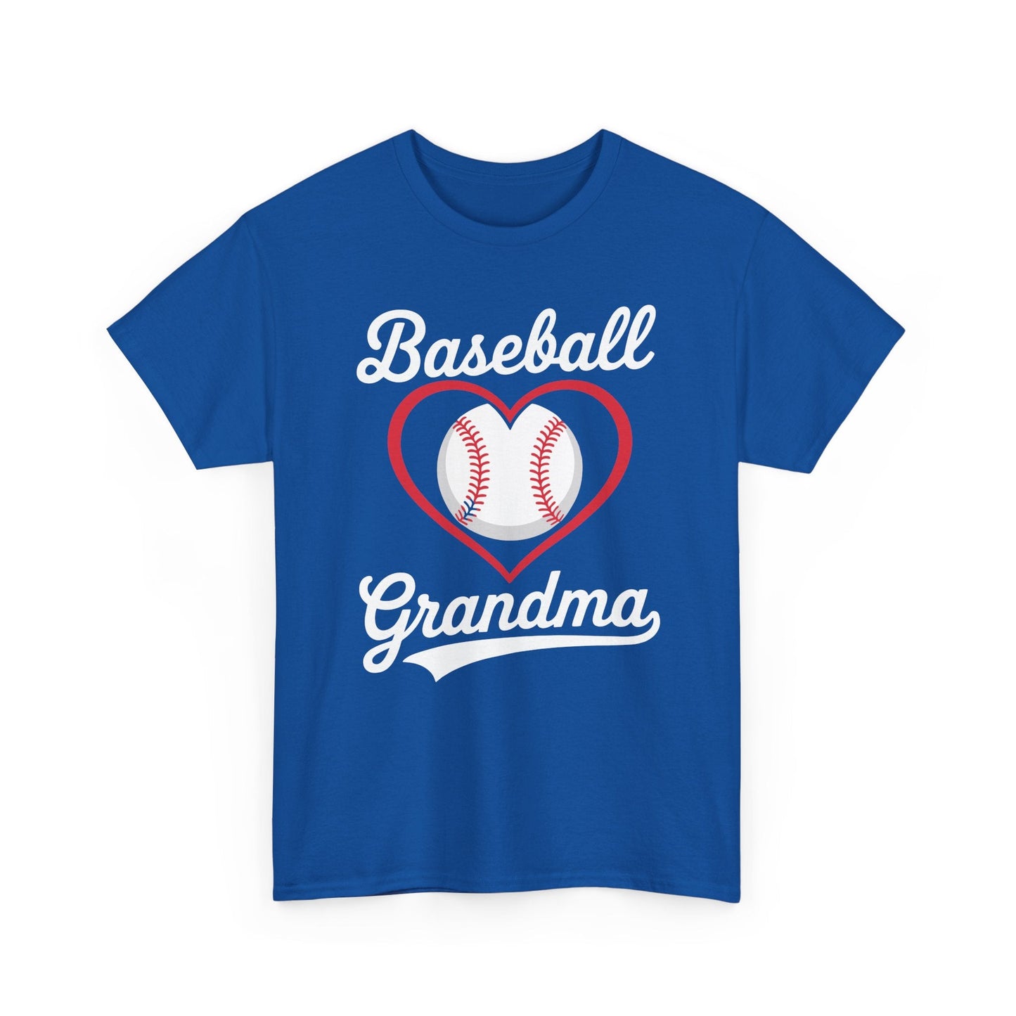 Baseball Grandma Shirt Women Baseball Heart Mothers Day T-Shirt