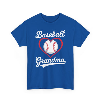 Baseball Grandma Shirt Women Baseball Heart Mothers Day T-Shirt