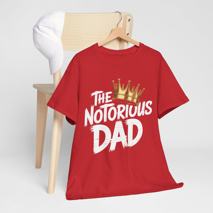 Old School Funny Hip Hop Fathers Day Notorious Dad T-Shirt