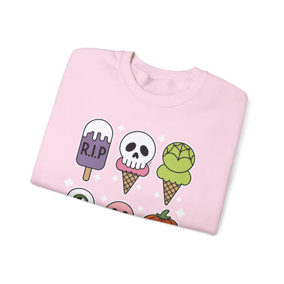 Horror Movie Summer Popsicle Halloween Ice Cream Summer-ween Sweatshirt for Men Women