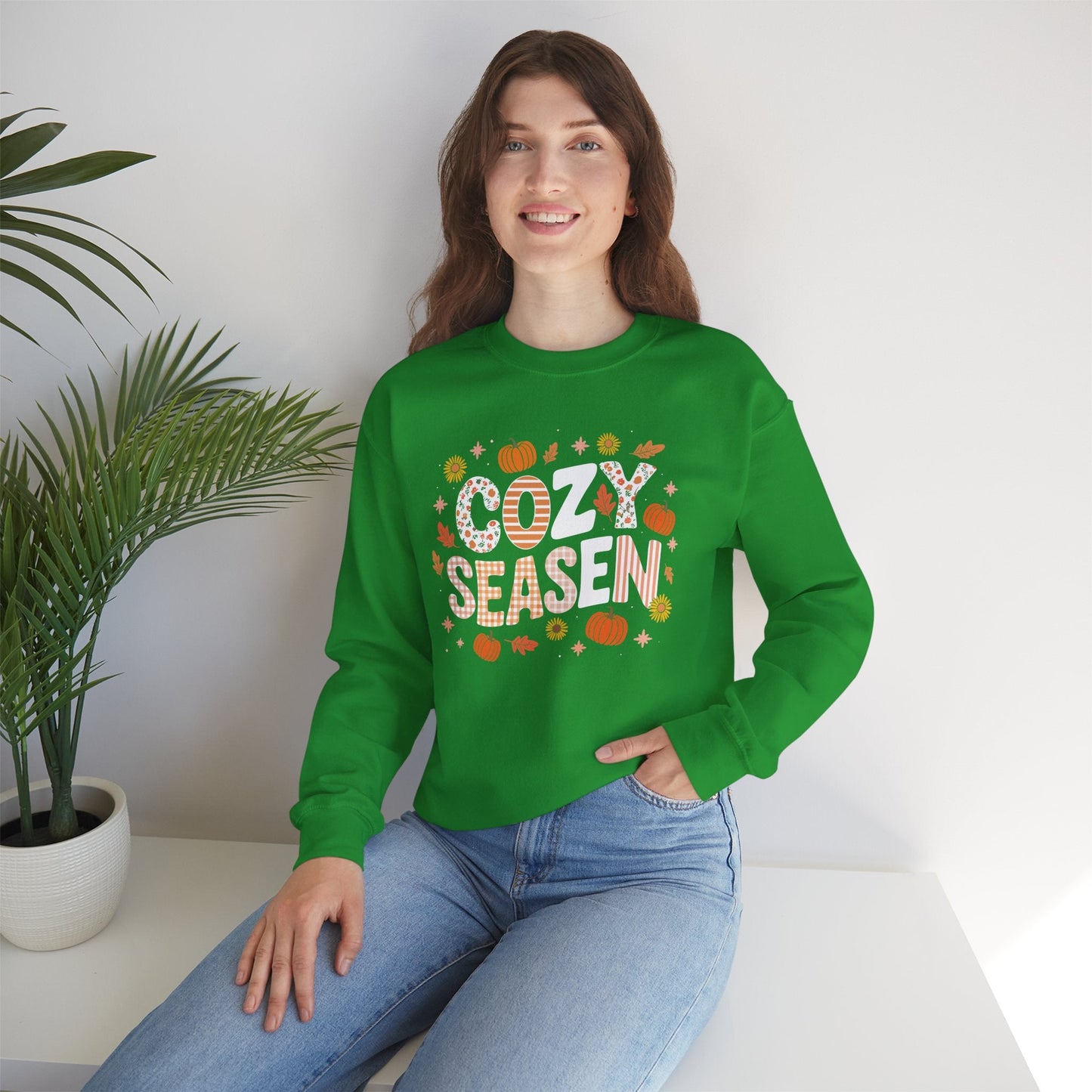 Season Autumn Fall Vibes Halloween Thanksgiving Pumpkin Sweatshirt