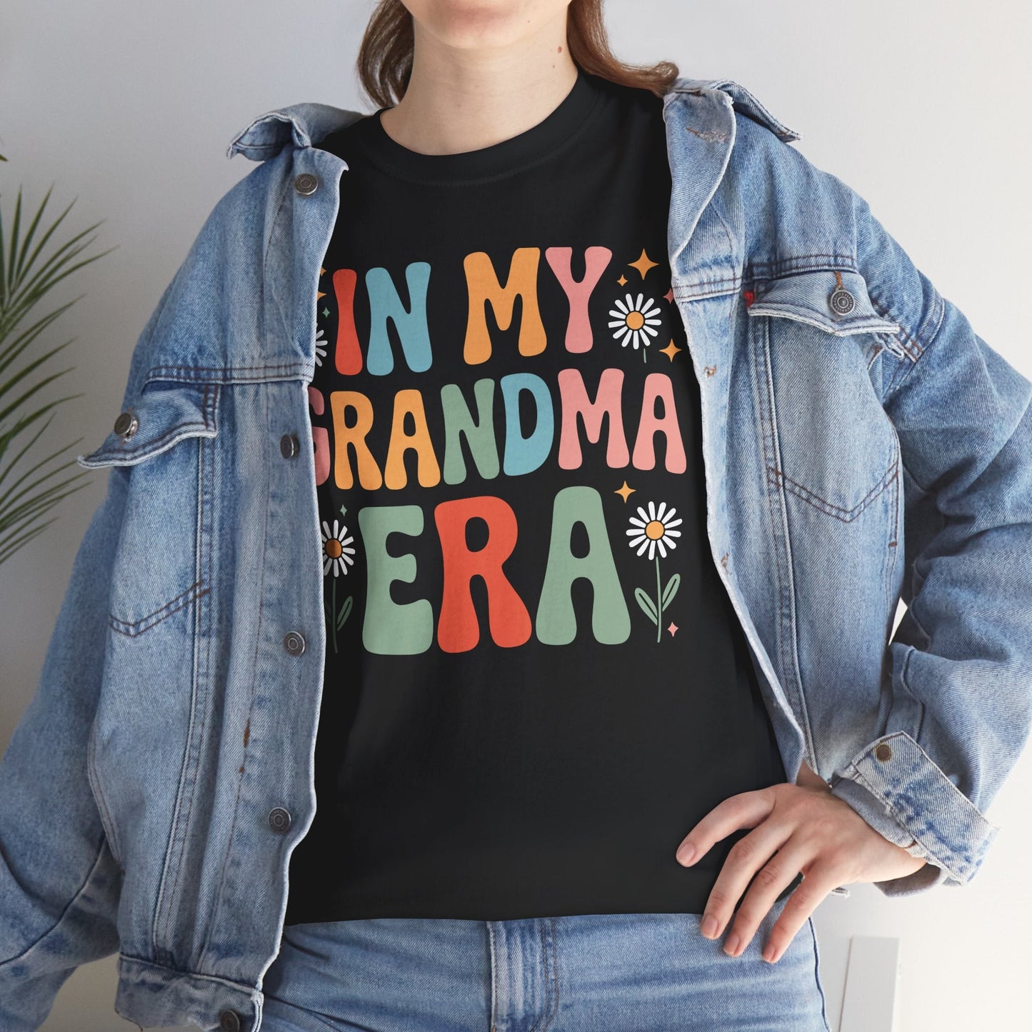 In My Grandma Era Funny Sarcastic Groovy Retro Mothers Day T-Shirt