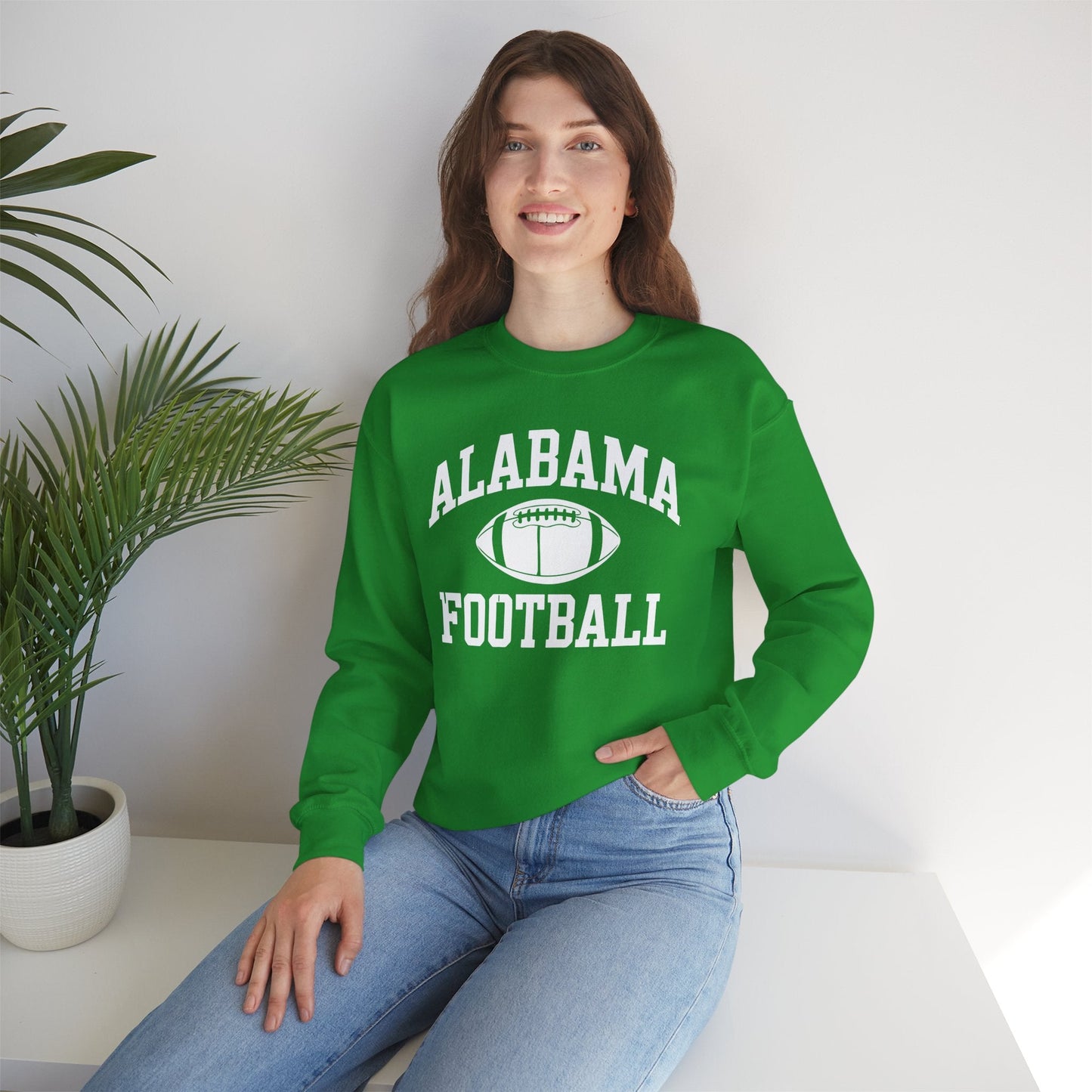 Men's Grey Alabama Football Vintage Distressed Sweatshirt