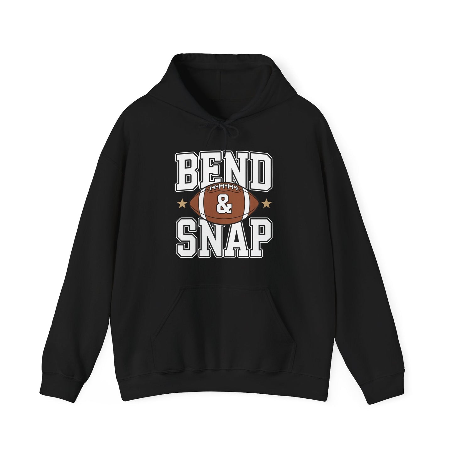 Funny Game Day Touchdown Season Cute Bend and Snap Football Hoodie