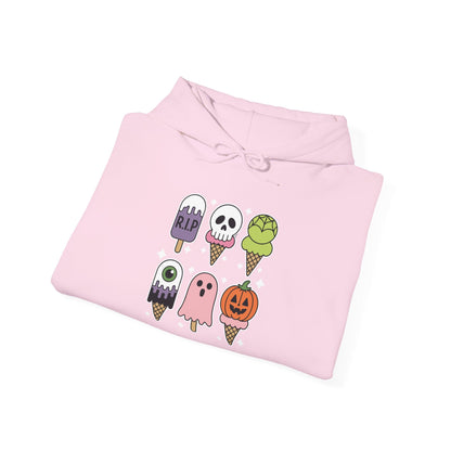 Horror Movie Summer Popsicle Halloween Ice Cream Summer-ween Hoodie for Men Women